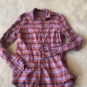 Plaid Flannel Button Down
